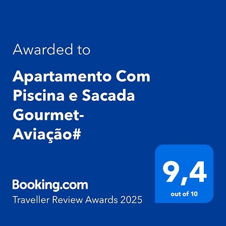 Apartamento Com Piscina E Sacada Gourmet- Aviacao# プライア・グランデ エクステリア 写真