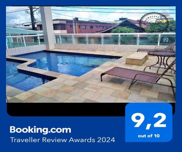 Apartamento Com Piscina E Sacada Gourmet- Aviacao# プライア・グランデ エクステリア 写真