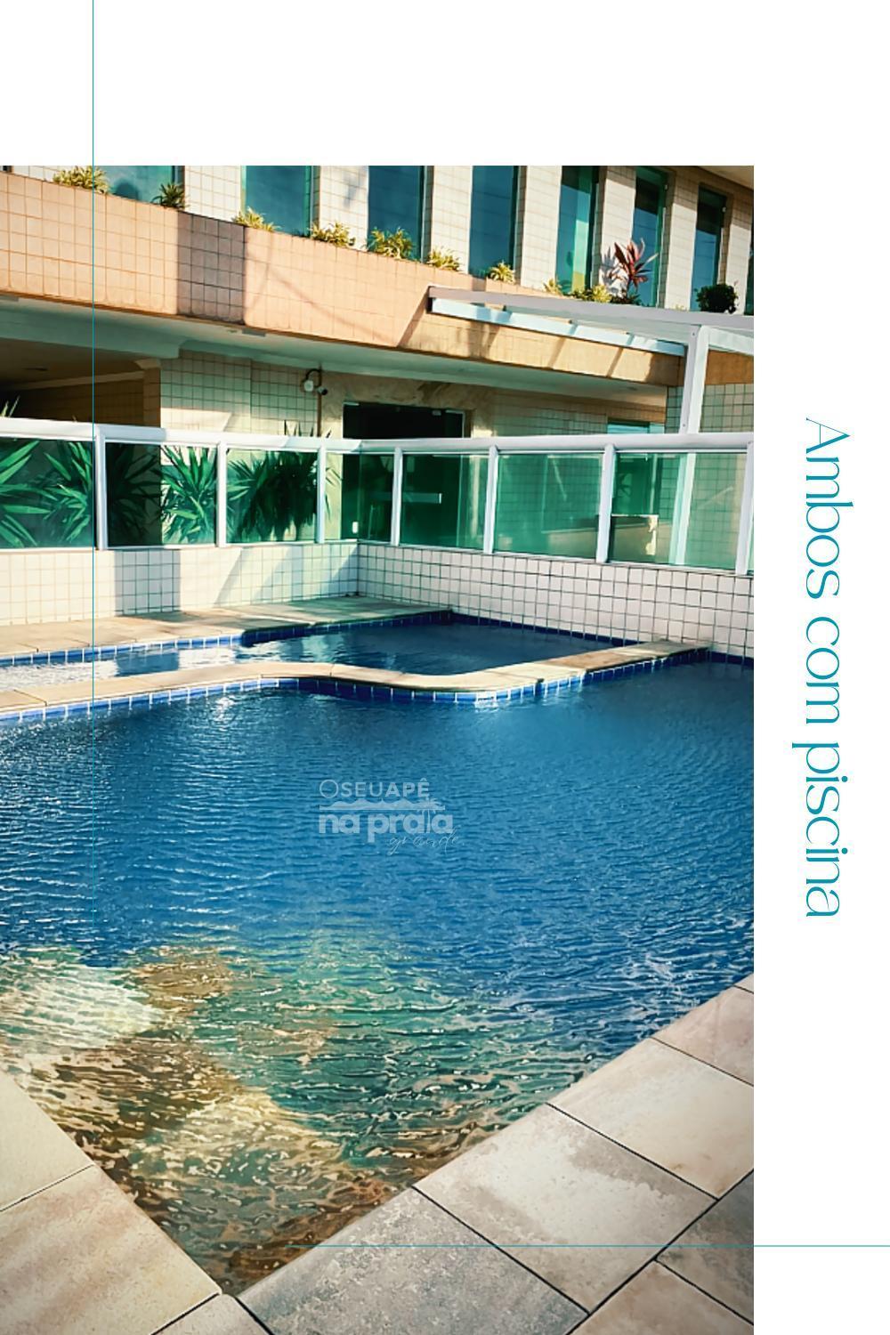 Apartamento Com Piscina E Sacada Gourmet- Aviacao# プライア・グランデ エクステリア 写真