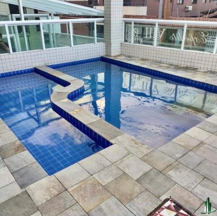Apartamento Com Piscina E Sacada Gourmet- Aviacao# プライア・グランデ エクステリア 写真