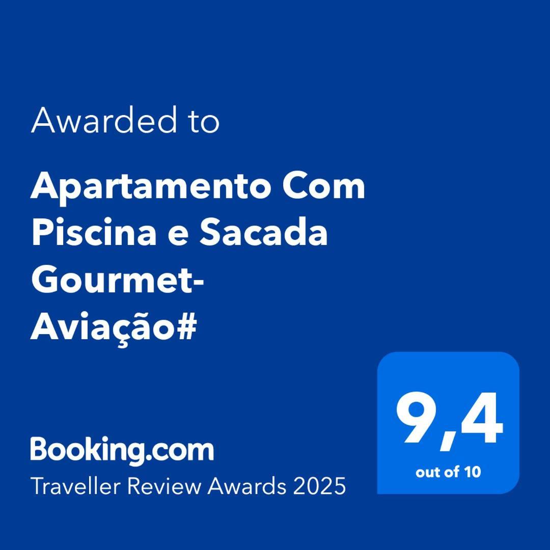 Apartamento Com Piscina E Sacada Gourmet- Aviacao# プライア・グランデ エクステリア 写真