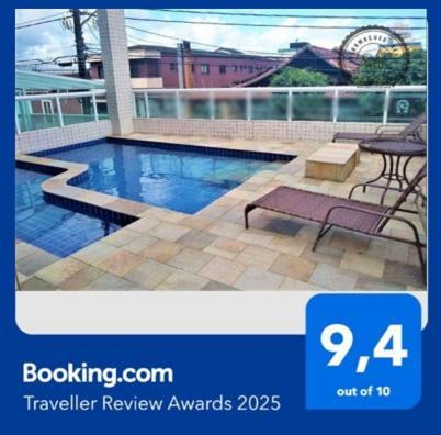 Apartamento Com Piscina E Sacada Gourmet- Aviacao# プライア・グランデ エクステリア 写真